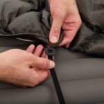 ROCK FRONT 200 Ultralight down sleeping bag quilt mode loops