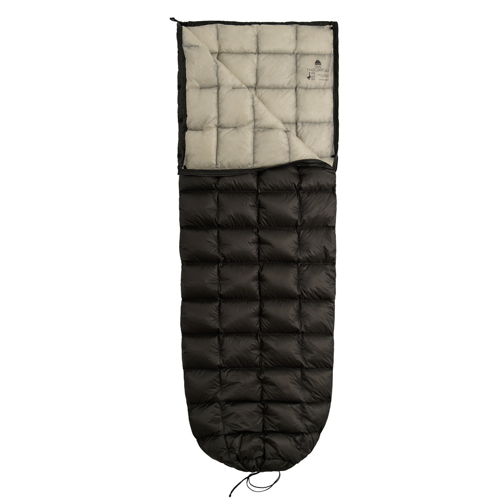 ROCK FRONT 200 Ultralight down sleeping bag antracite