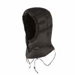 Down insulated balaclava ROCK FRONT Hot Head Ultralight down hood antracite
