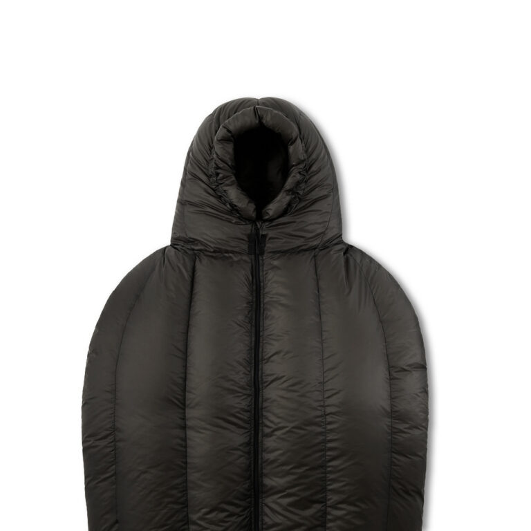 ROCK FRONT 450 Ultralight three season down sleeping bag antracite