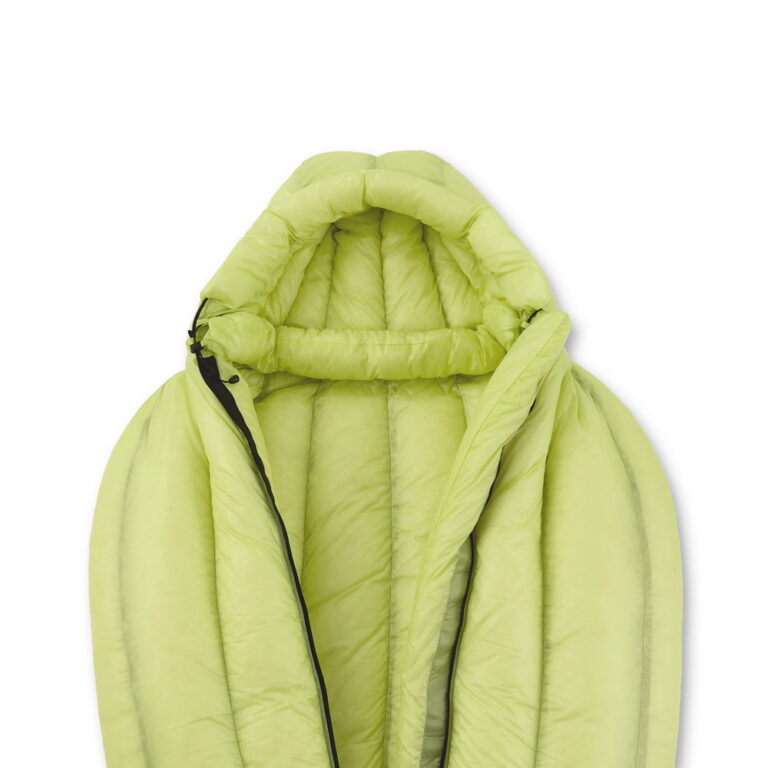 ROCK FRONT 450 Ultralight three season down sleeping bag lemon