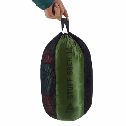 ROCK FRONT Stuff Sack photo green