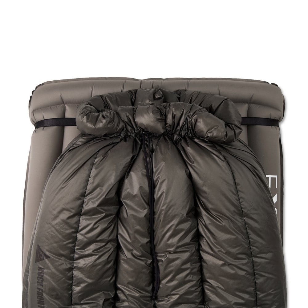 ROCK FRONT 400 Base UL backpacking down quilt warm collar