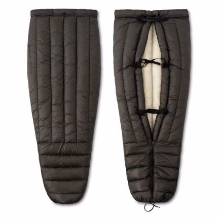 ROCK FRONT 400 Base UL backpacking down quilt antracite