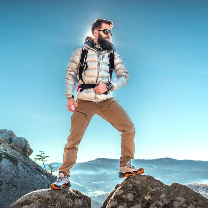 ROCK FRONT Nord down jacket with 800 fill power goose down