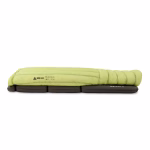 ROCK FRONT 600 Ascetic UL backpacking down quilt on a mat side view