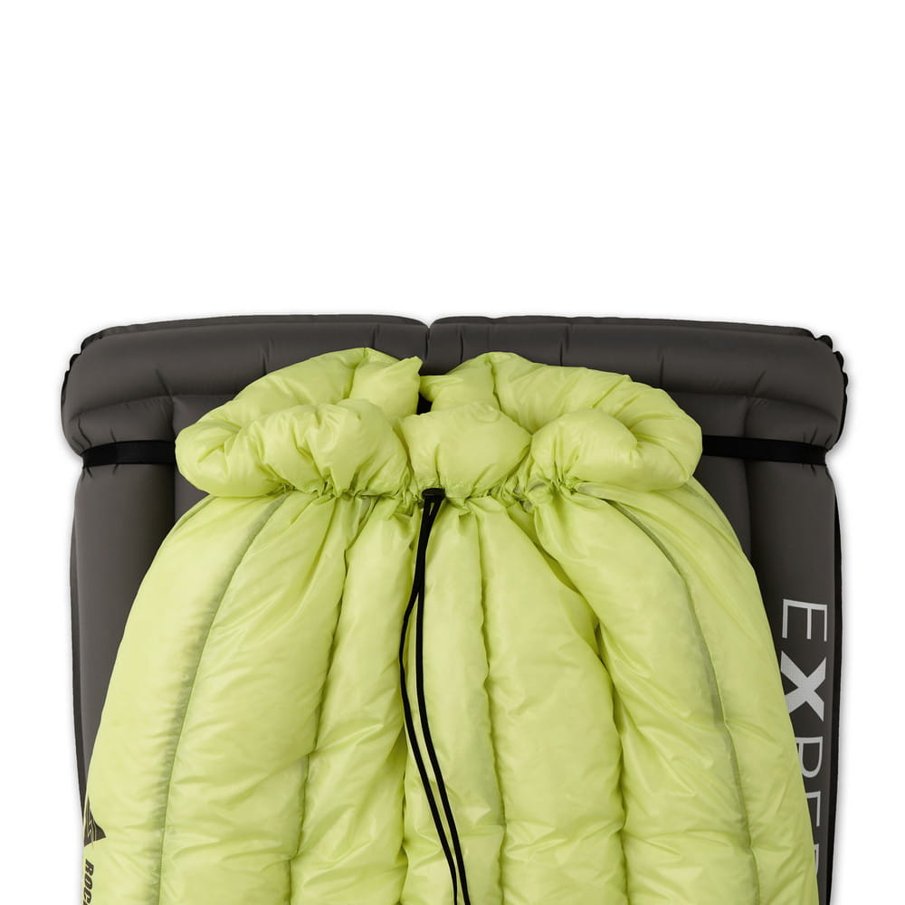 ROCK FRONT 250 Base UL Ultralight backpacking quilt with collar