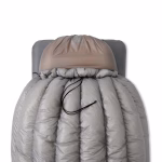 ROCK FRONT 450 Pro Ultralight down backpacking quilt system, pillow and neck collar