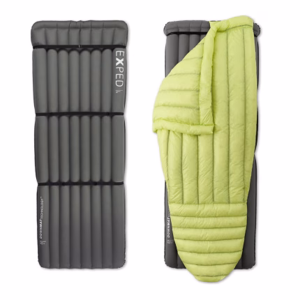 ROCK FRONT 250 Base UL Ultralight backpacking quilt with mat attachments